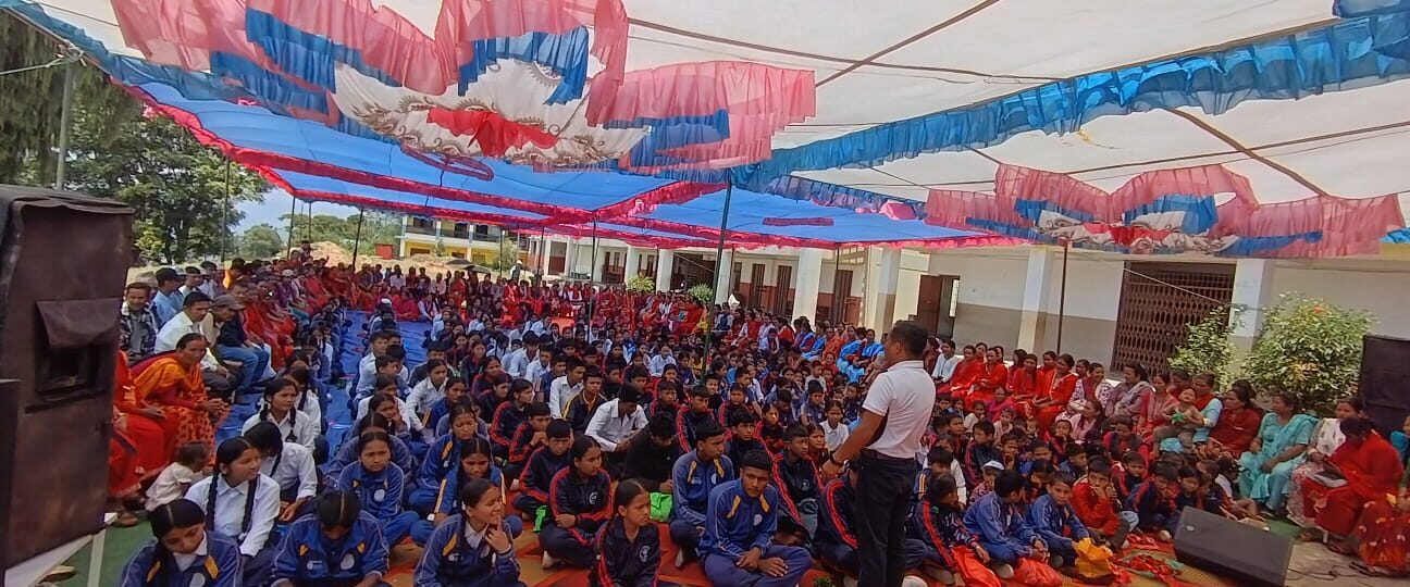 गोरखाको विन्ध्यवासिनी मा वि नारेश्वरमा भव्य ‘उत्प्रेरणा जागरण कार्यक्रम’ सम्पन्न