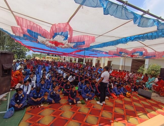 गोरखाको विन्ध्यवासिनी मा वि नारेश्वरमा भव्य ‘उत्प्रेरणा जागरण कार्यक्रम’ सम्पन्न